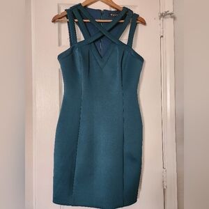 Guess Emrald Green Dress Size 10